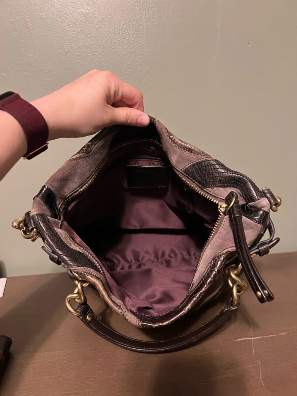 Coach Brooke Inlaid C Hobo Bag - Picture 8 of 11